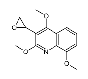 2,4,8-trimethoxy-3-(oxiran-2-yl)quinoline Structure