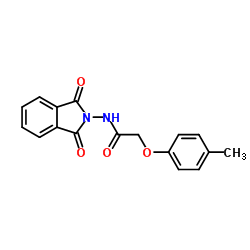 N-(1,3-Dioxo-1,3-dihydro-2H-isoindol-2-yl)-2-(4-methylphenoxy)acetamide结构式