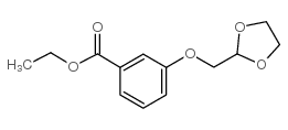 ETHYL-3-([1,3]DIOXOLAN-2-YLMETHOXY)-BENZOATE Structure