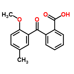 2-(2-Methoxy-5-methylbenzoyl)benzoic acid结构式