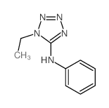 1-ethyl-N-phenyl-tetrazol-5-amine Structure