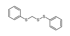 phenyl-(phenylsulfanyl-methyl)-disulfide Structure