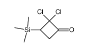 2,2-Dichloro-3-(trimethylsilyl)cyclobutanone Structure