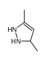 3,5-dimethyl-2,3-dihydro-1H-pyrazole结构式