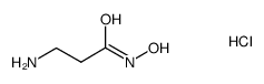 beta-alanine hydroxamate hydrochloride structure