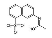 7-acetamidonaphthalene-1-sulfonyl chloride结构式