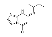 N-butan-2-yl-5-chloroimidazo[1,2-a]pyrimidin-7-amine Structure