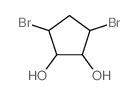 3,5-dibromocyclopentane-1,2-diol结构式