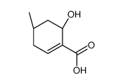 1-Cyclohexene-1-carboxylic acid, 6-hydroxy-4-methyl-, (4R,6S)- (9CI) structure