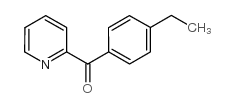 2-(4-ETHYLBENZOYL)PYRIDINE结构式