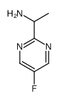 1-(5-Fluoro-2-pyrimidinyl)ethanamine Structure