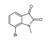 7-Bromo-1-Methylindoline-2,3-Dione结构式