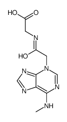 2-[[2-[6-(methylamino)purin-3-yl]acetyl]amino]acetic acid Structure