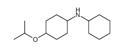 N-cyclohexyl-4-propan-2-yloxycyclohexan-1-amine结构式