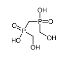 [hydroxy(hydroxymethyl)phosphoryl]methyl-(hydroxymethyl)phosphinic acid Structure