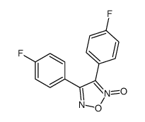 3,4-bis(4-fluorophenyl)-2-oxido-1,2,5-oxadiazol-2-ium Structure