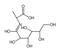 (2S)-2-[[(2R,3S,4R,5R)-2,3,4,5,6-pentahydroxyhexanoyl]amino]propanoic acid结构式