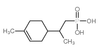 [2-(4-methylcyclohex-3-en-1-yl)propyl]phosphonic acid结构式