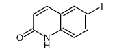 6-碘喹啉-2-酮结构式