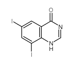 6,8-DIIODO-4-QUINAZOLONE结构式