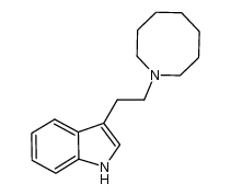 N-(2-(3-indolyl)ethyl)heptamethyleneimine Structure