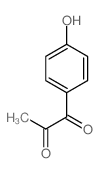 1,2-Propanedione,1-(4-hydroxyphenyl)- structure