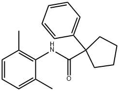 N-(2,6-dimethylphenyl)-1-phenylcyclopentane-1-carboxamide Structure