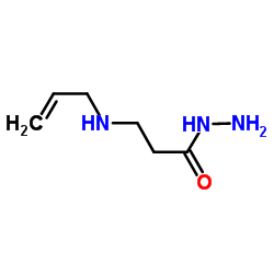 3-(Allylamino)propanehydrazide Structure