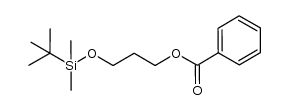 3-((tert-butyldimethylsilyl)oxy)propyl benzoate结构式