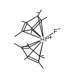 (Cp*)2 fluorohydridohafnium(IV) Structure