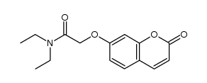 N,N-Diethylcoumarin-7-oxyacetamide Structure