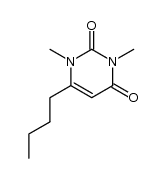 1,3-dimethyl-6-n-butyluracil结构式