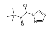 1-chloro-3,3-dimethyl-1-(1,2,4-triazol-1-yl)butan-2-one Structure