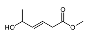 methyl 5-hydroxyhex-3-enoate Structure