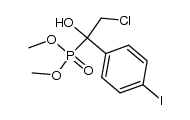 dimethyl (2-chloro-1-hydroxy-1-(4-iodophenyl)ethyl)phosphonate Structure