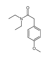 N,N-Diethyl-2-(4-methoxyphenyl)acetamide Structure