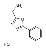 5-Phenyl-1,3,4-oxadiazole-2-methylamine hydrochloride Structure