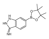 6-(tetramethyl-1,3,2-dioxaborolan-2-yl)-1H-indazol-3-amine Structure