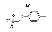 sodium (p-tolyloxy)methanesulfonate Structure