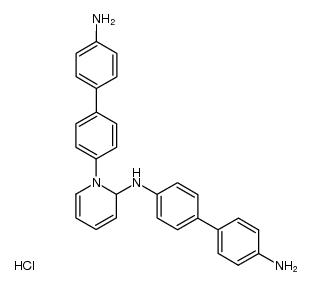 1-(4'-amino-biphenyl-4-yl)-2-(4'-amino-biphenyl-4-ylamino)-1,2-dihydro-pyridine; hydrochloride结构式