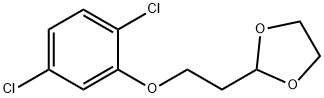 2-[2-(2,5-dichlorophenoxy)ethyl]-1,3-dioxolane结构式