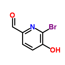 6-Bromo-5-hydroxy-2-pyridinecarbaldehyde Structure