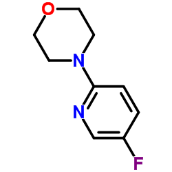 4-(5-氟吡啶-2-基)吗啉结构式