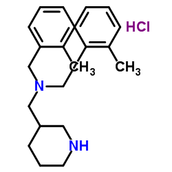 Bis-(2-Methyl-benzyl)-piperidin-3-ylmethyl-amine hydrochloride结构式