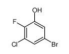 5-Bromo-3-chloro-2-fluorophenol Structure