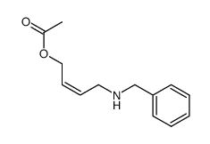 (Z)-4-benzylaminobut-2-enyl acetate Structure