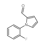 1-(2-氟苯基)1H-吡咯-2-甲醛结构式