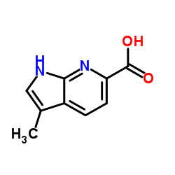 3-Methyl-1H-pyrrolo[2,3-b]pyridine-6-carboxylic acid Structure