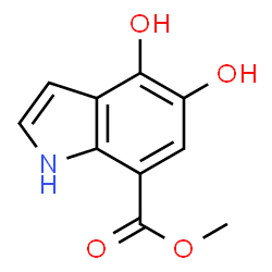 1H-Indole-7-carboxylicacid,4,5-dihydroxy-,methylester(9CI) structure