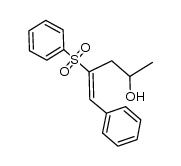 (E)-5-phenyl-4-phenylsulfonyl-4-penten-2-ol Structure